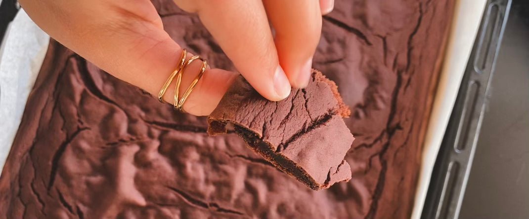 5-Minuten-Rezept: Saftige Kichererbsen-Brownies aus meinem Atelier - ALICIA'S DIARY®