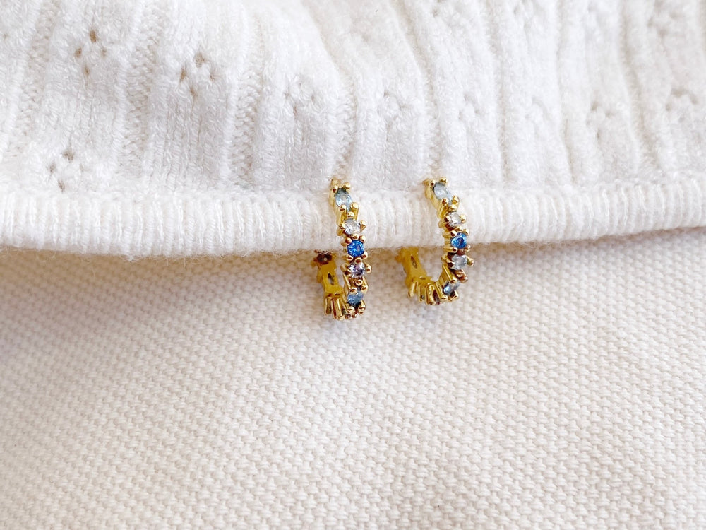 Blue Crystal Huggies - ALICIA'S DIARY®