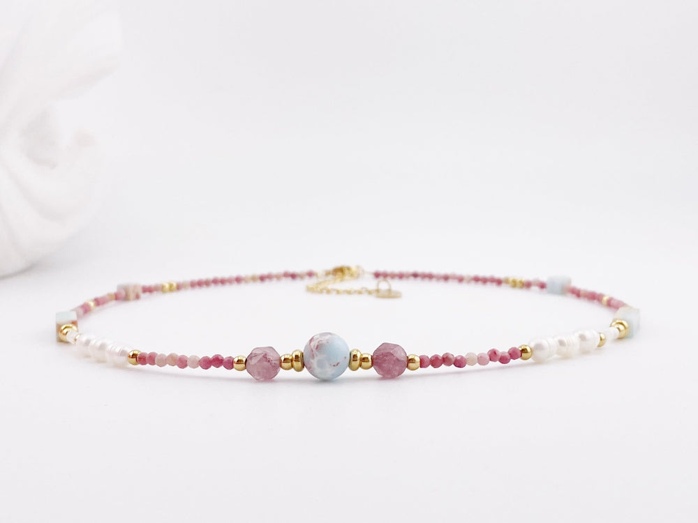 Vintage Edelstein Kette - ALICIA'S DIARY