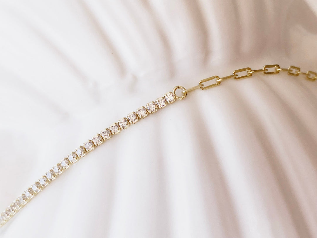 Paperclip Tennis Armband - ALICIA'S DIARY®