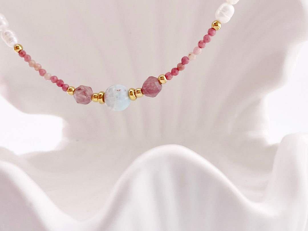 Vintage Edelstein Kette - ALICIA'S DIARY