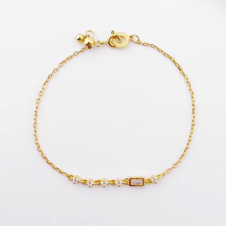 Goldenes Kristall Cluster Armband-925-armbänder-Armbänder und Armreifen