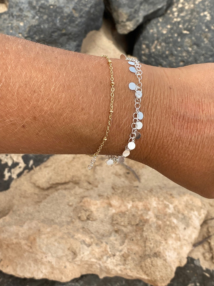 Silbernes Bettelarmband - ALICIA'S DIARY®