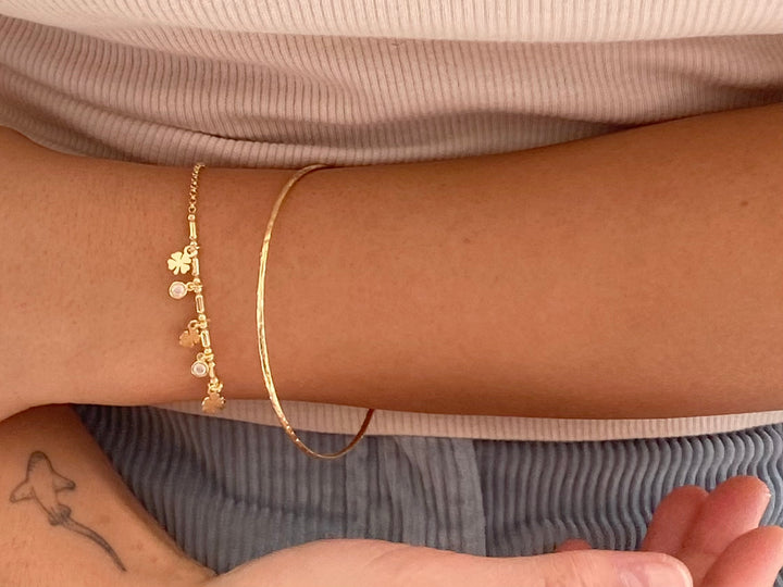 Hammered Layer Bangle