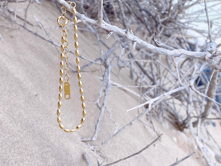 Armband aus ovalen Kugeln - ALICIA'S DIARY®