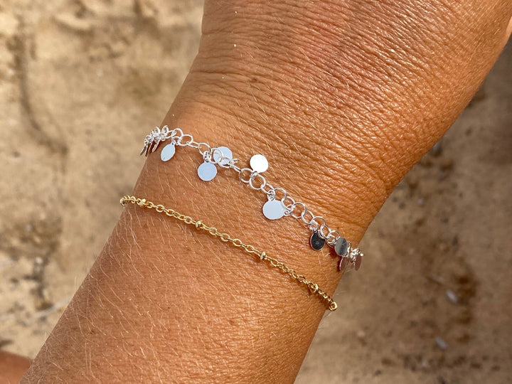 Silbernes Bettelarmband - ALICIA'S DIARY®