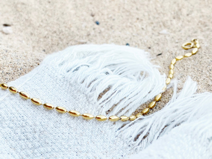 Armband aus ovalen Kugeln - ALICIA'S DIARY®