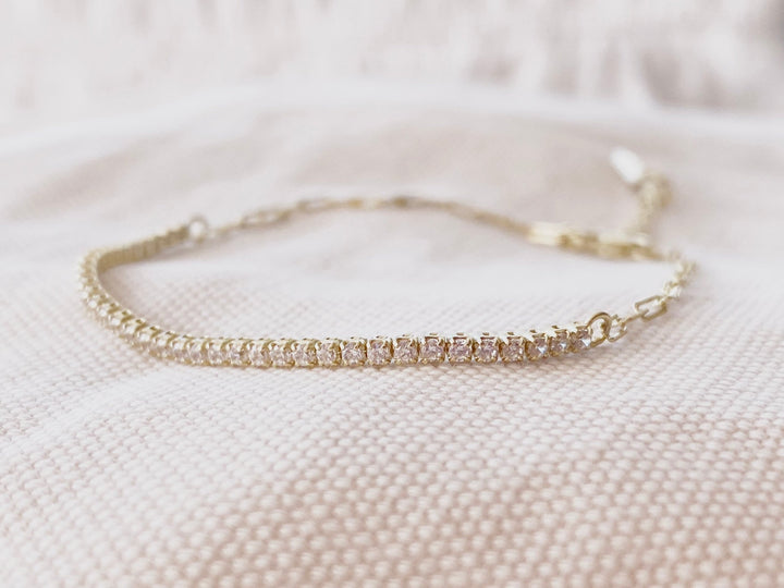 Paperclip Tennis Armband - ALICIA'S DIARY®