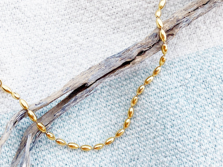 Armband aus ovalen Kugeln - ALICIA'S DIARY®