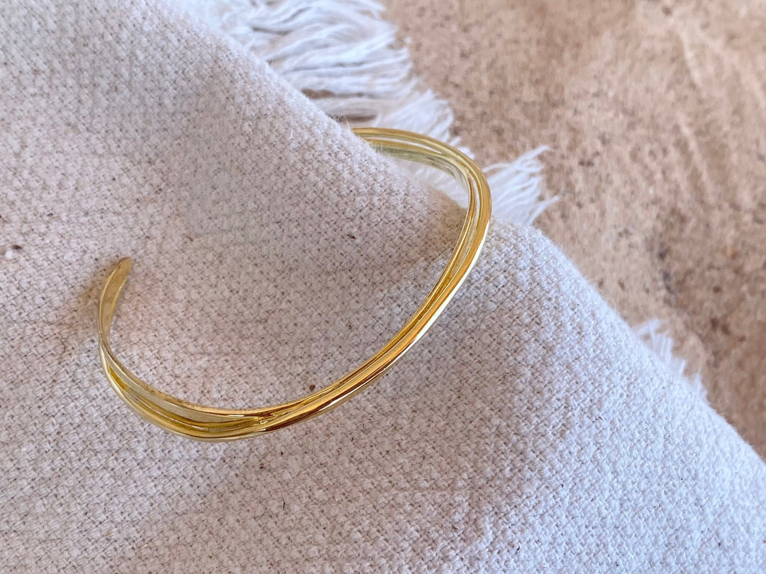Schmale doppelte Armspange - ALICIA'S DIARY®