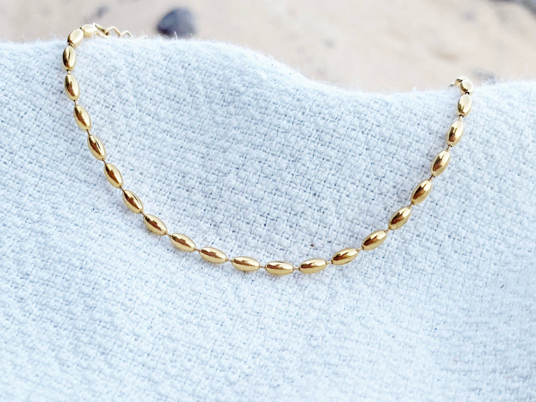 Armband aus ovalen Kugeln - ALICIA'S DIARY®