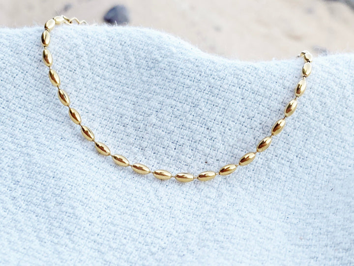 Armband aus ovalen Kugeln - ALICIA'S DIARY®