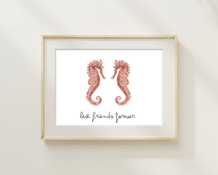 Grußkarte mit Seepferdchenmotiv - ALICIA'S DIARY®