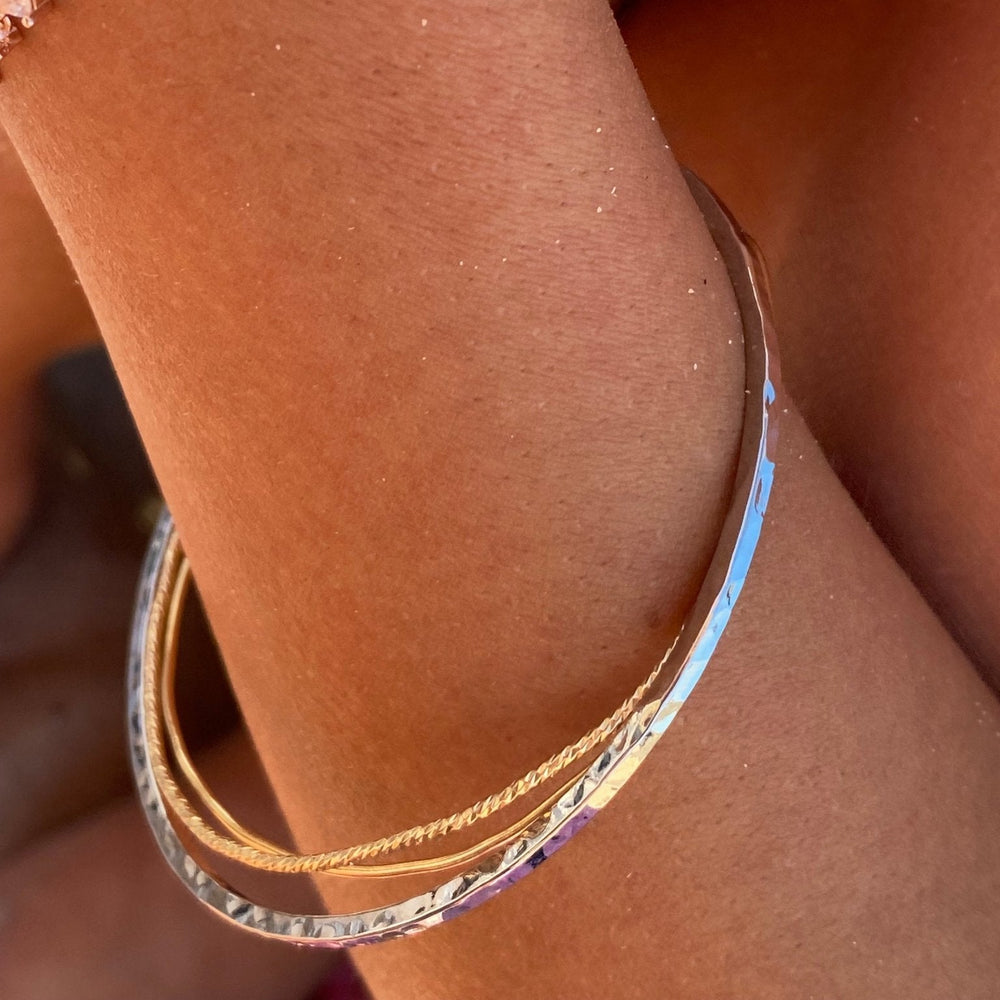 Hammered Bracelet - Alicia's Diary