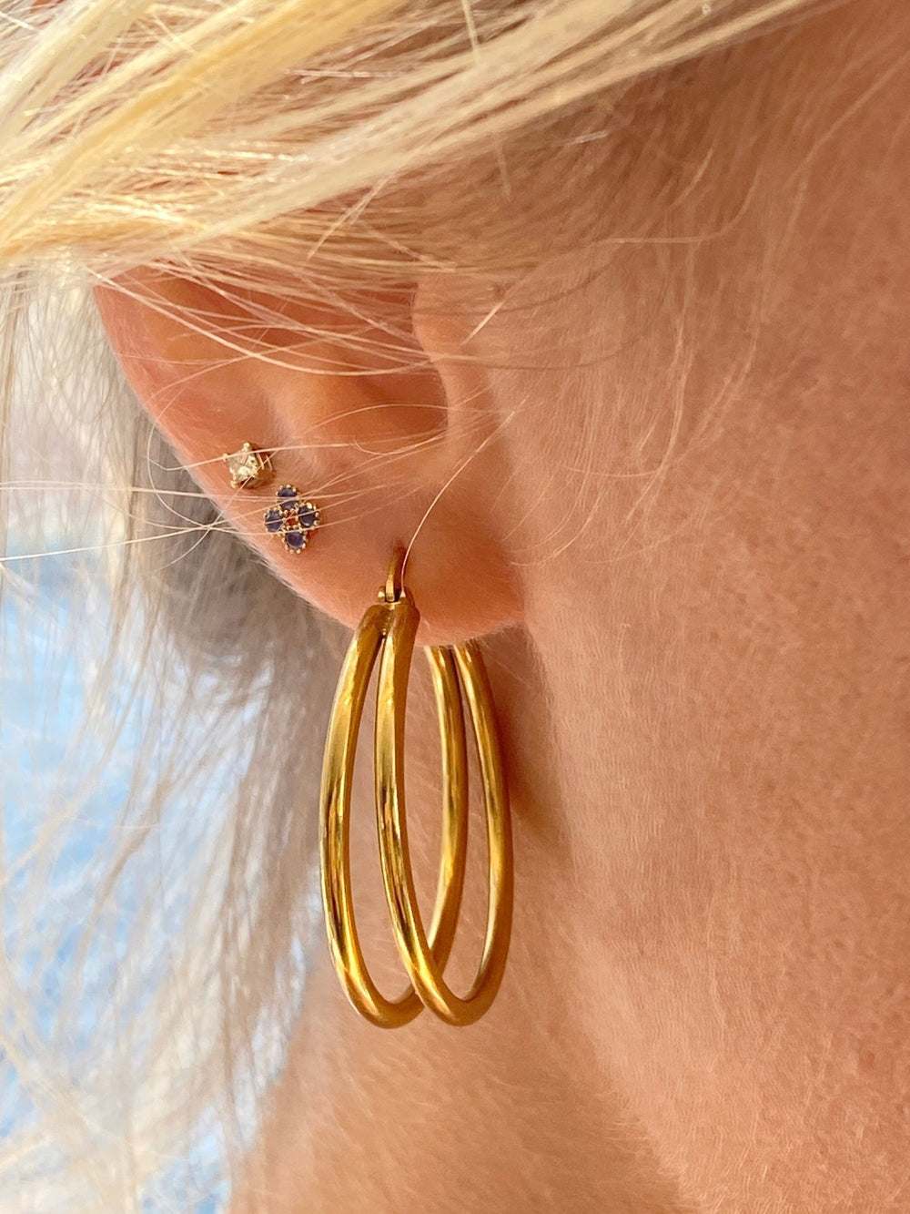 Creolen doppelte Reifen - ALICIA'S DIARY