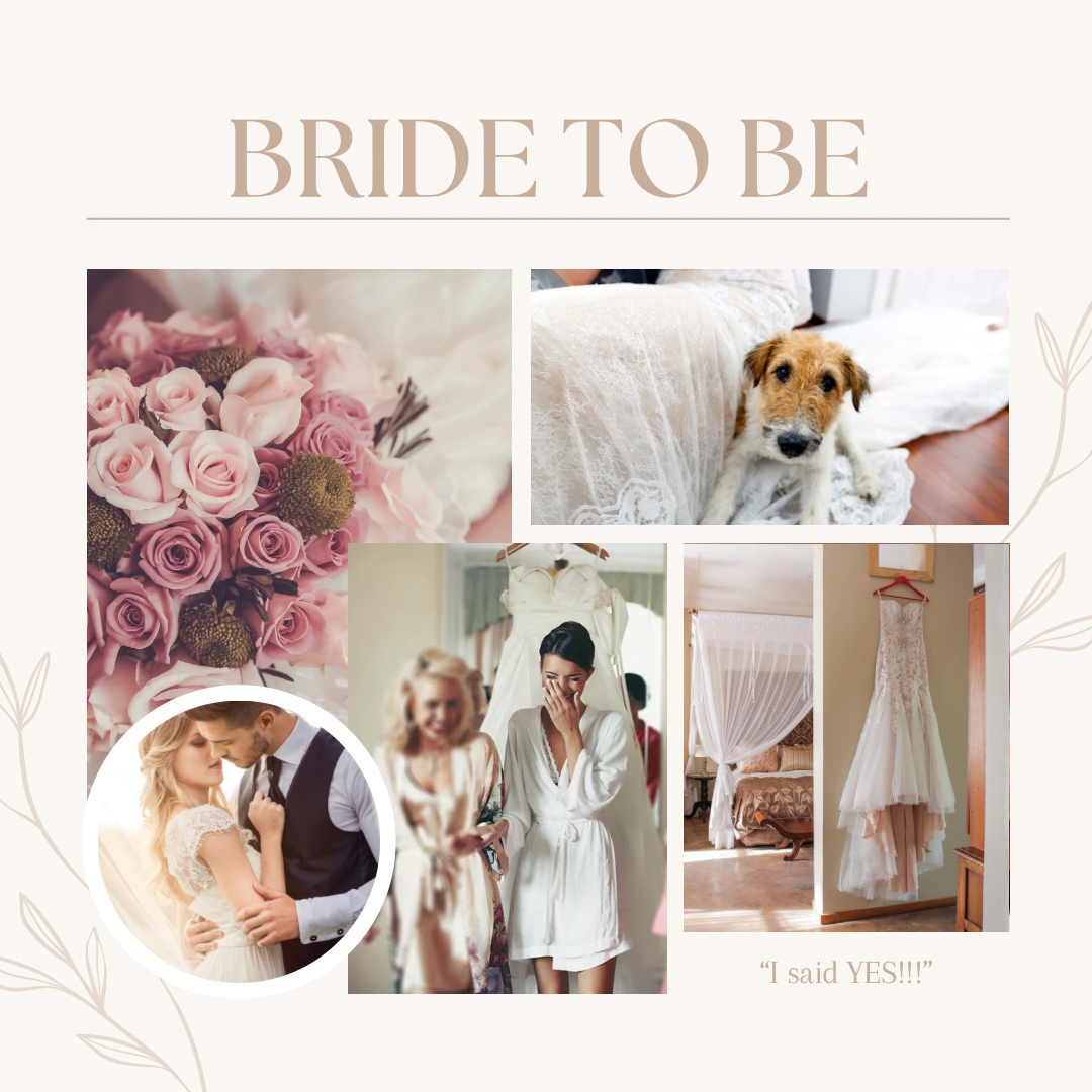 Braut Styling Hochzeit Hund
