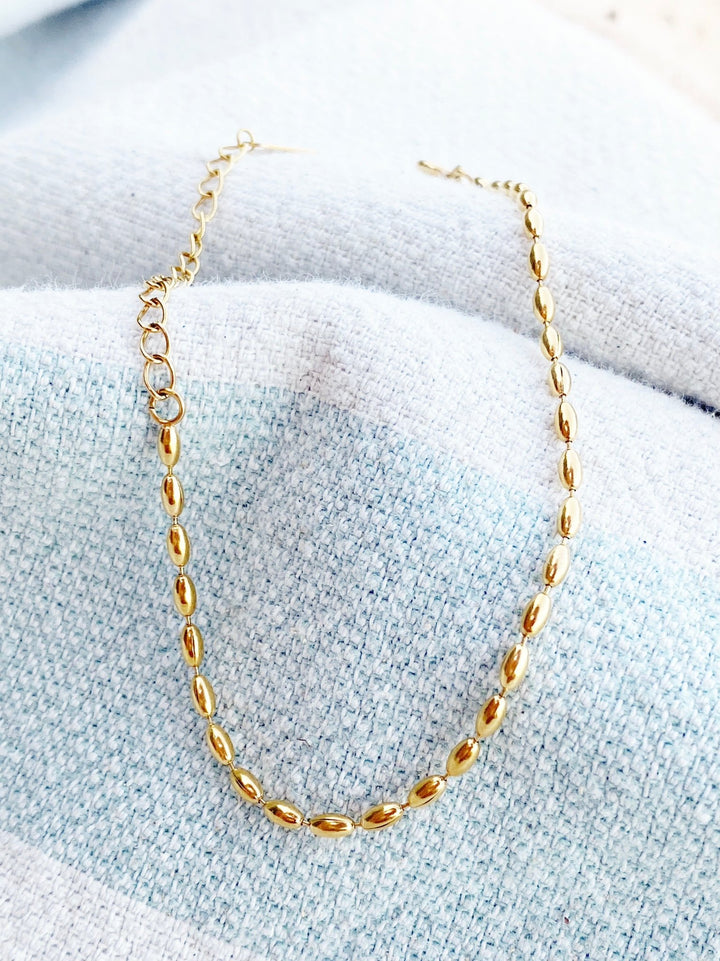 Armband aus ovalen Kugeln - ALICIA'S DIARY®