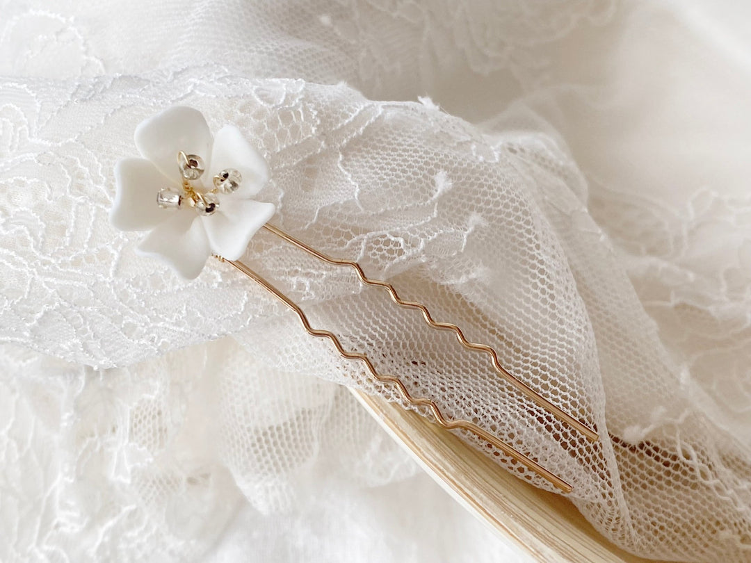 Haarnadel mit Blume | AURELIE - ALICIA'S DIARY®