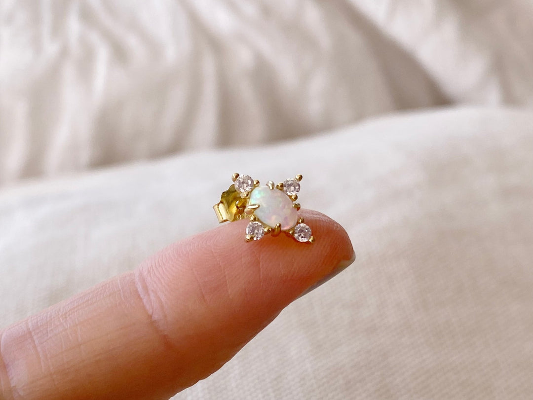 Art Deco Opal Ohrstecker - ALICIA'S DIARY®