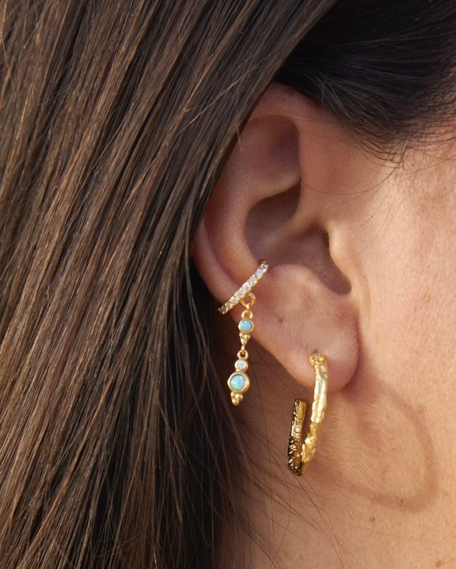 Art Deco Opal Earcuff - ALICIA'S DIARY®