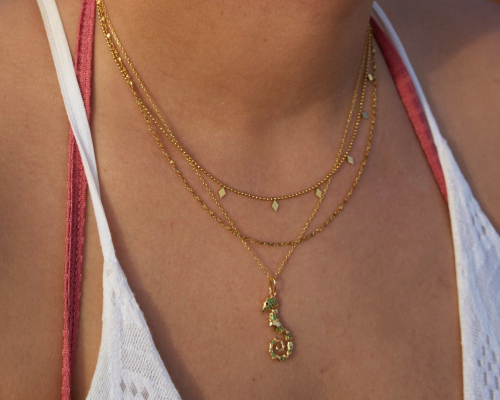 Vergoldete Edelstahl Doppelkette - ALICIA'S DIARY®