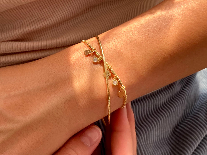 Bracelet with clover leaves | kissedby Alicia
