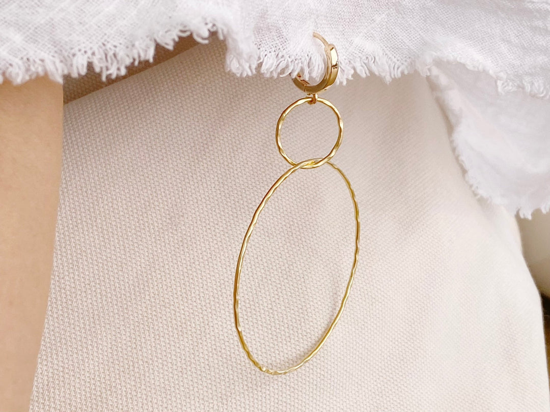 Triple Hoops hammered - ALICIA'S DIARY®