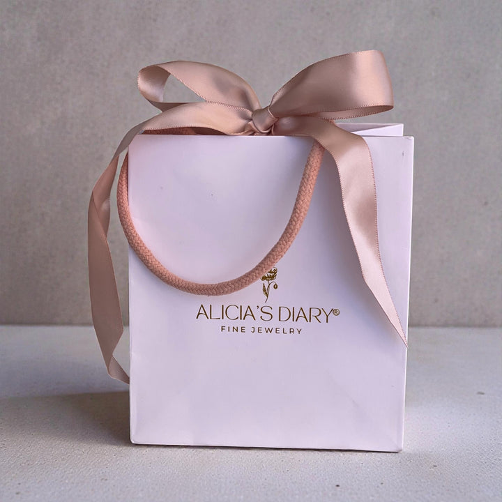 Geschenktasche mit Schleife - ALICIA'S DIARY®