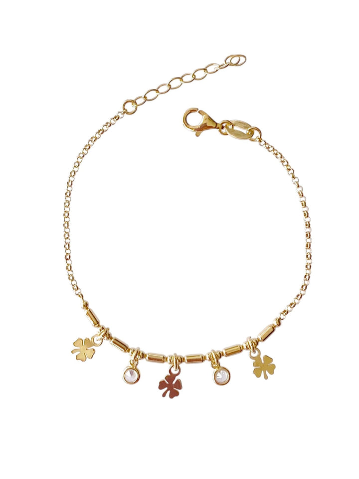 kissedby Alicia | Armband mit Kleeblättchen - ALICIA'S DIARY®