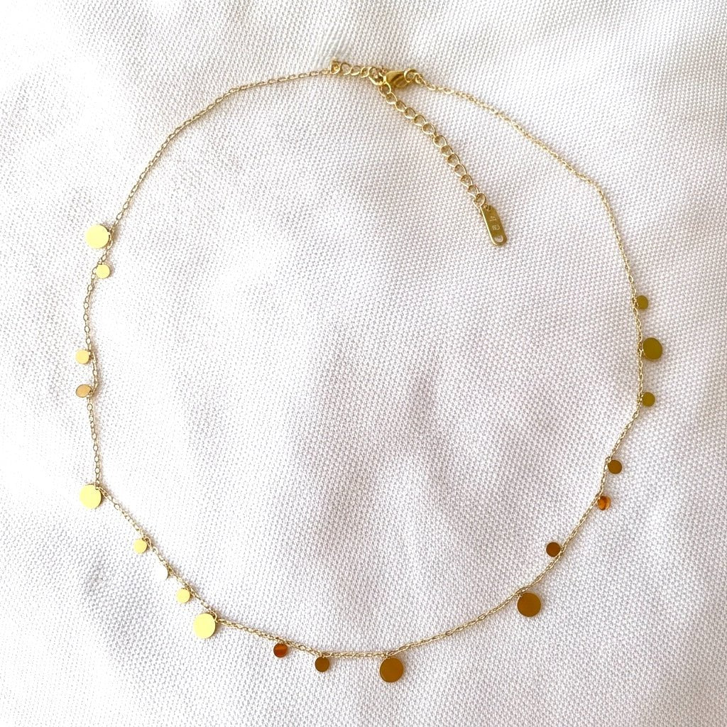 Edelstahl Halskette mit vielen Anhängern von ALICIA'S DIARY