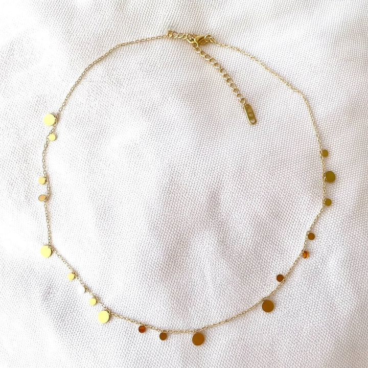 Edelstahl Halskette mit vielen Anhängern von ALICIA'S DIARY