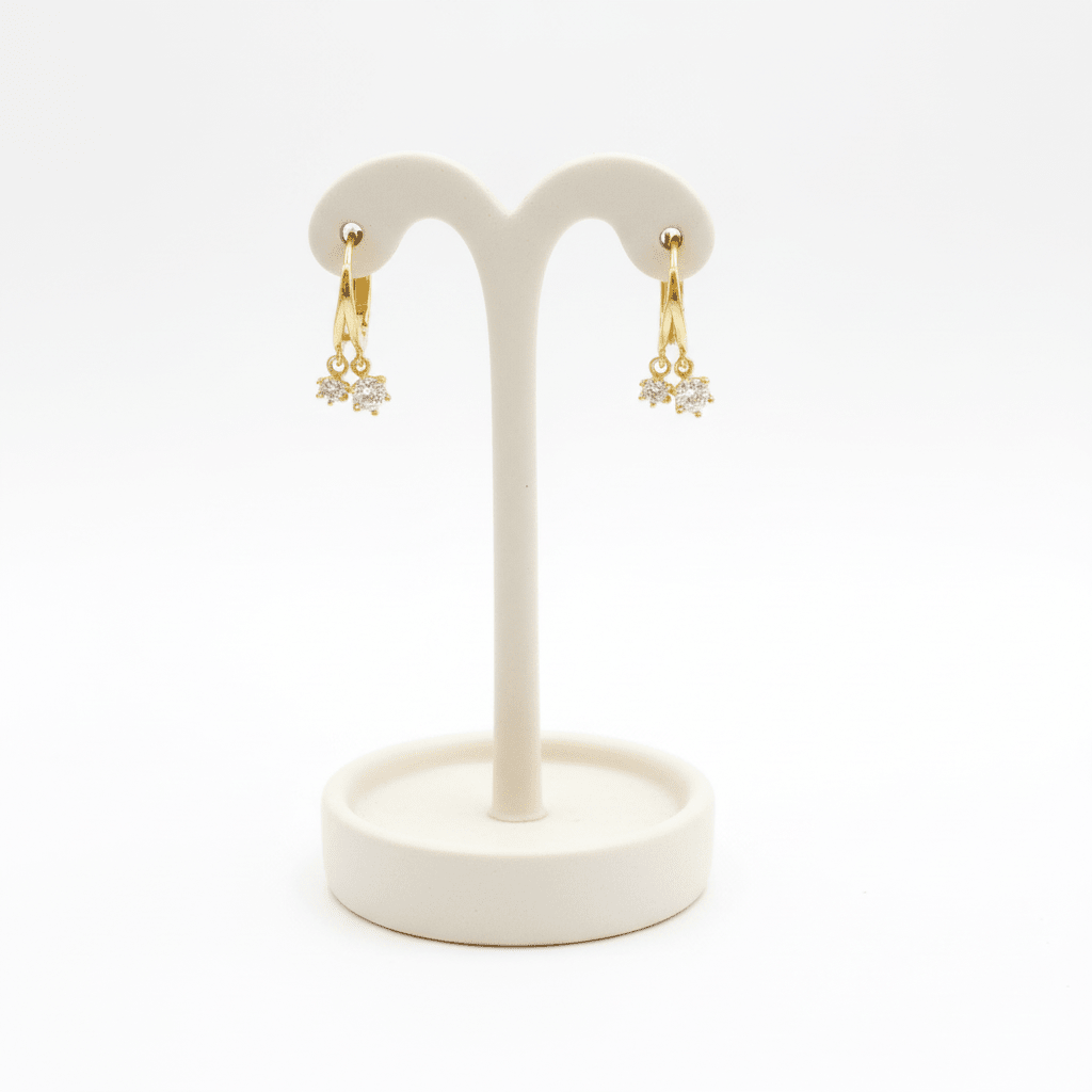 helix double hoop earrings gold, ohrringe gold doppel creolen,