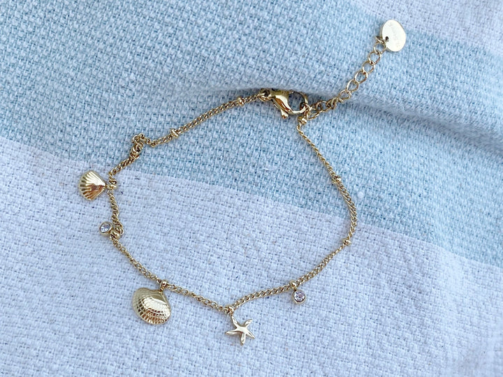 Armband Muschel Seestern - ALICIA'S DIARY®