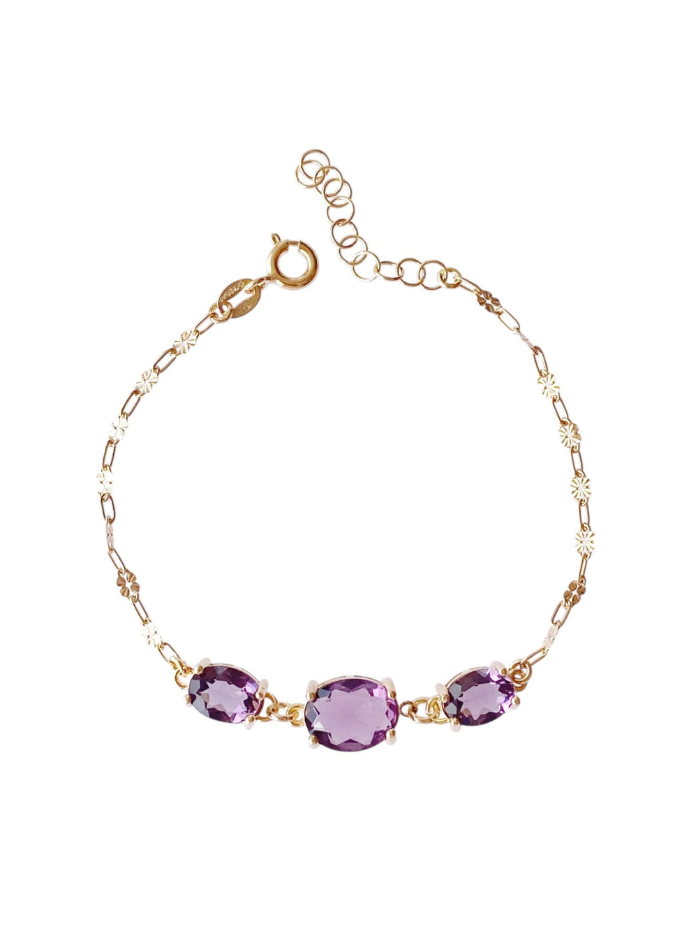 kissedby Alicia | Armband mit violetten Kristallen - ALICIA'S DIARY®