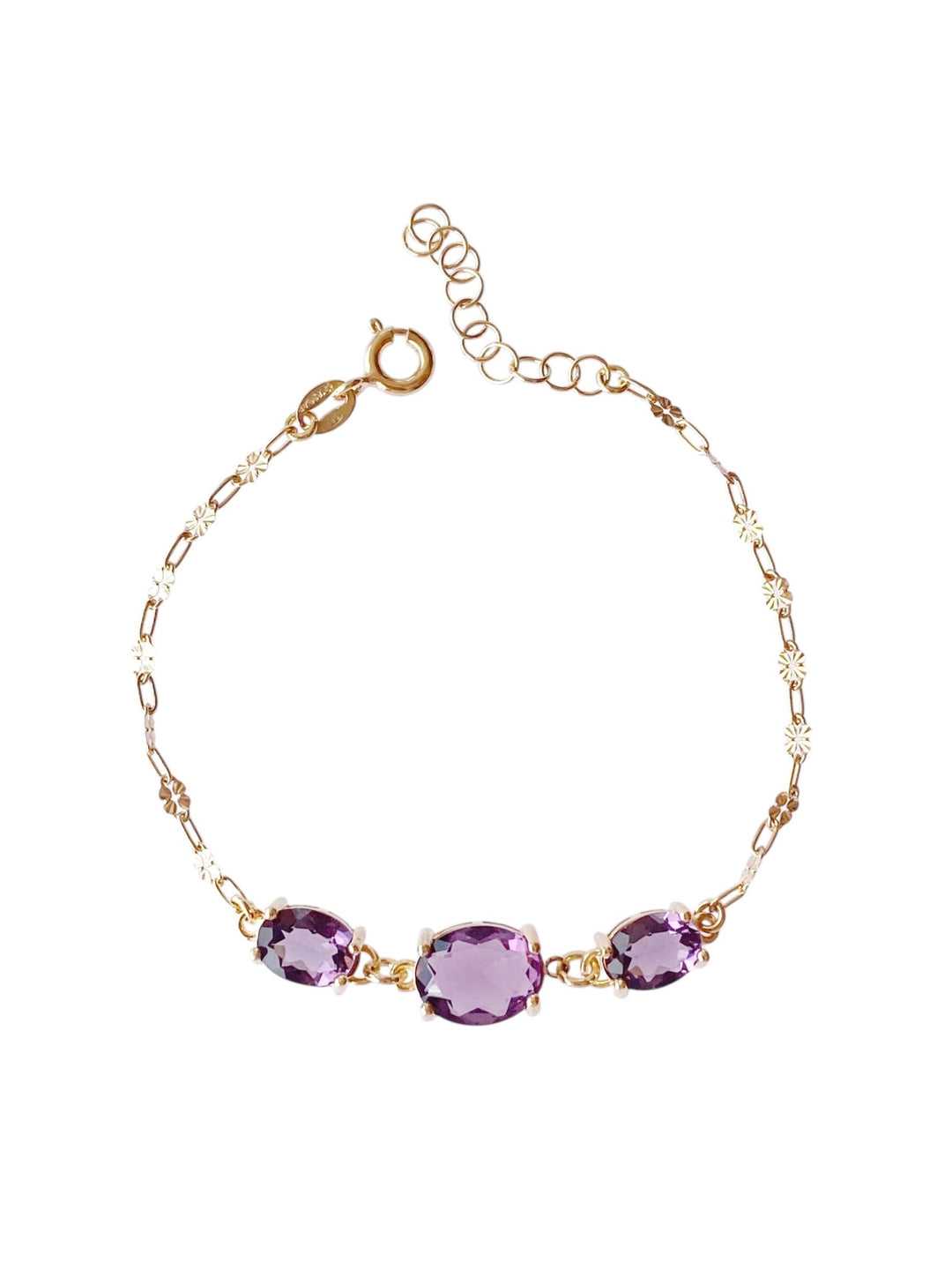 kissedby Alicia | Armband mit violetten Kristallen - ALICIA'S DIARY®