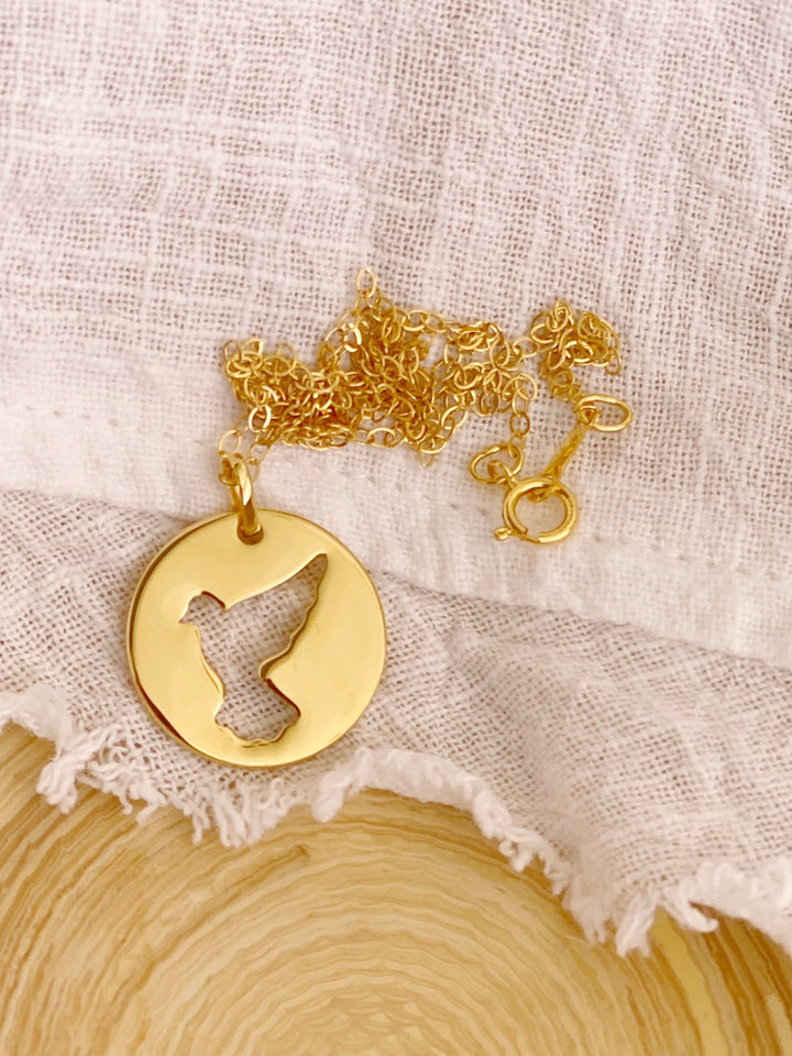 kissedby Alicia | Goldkette mit Friedenstaube - ALICIA'S DIARY®