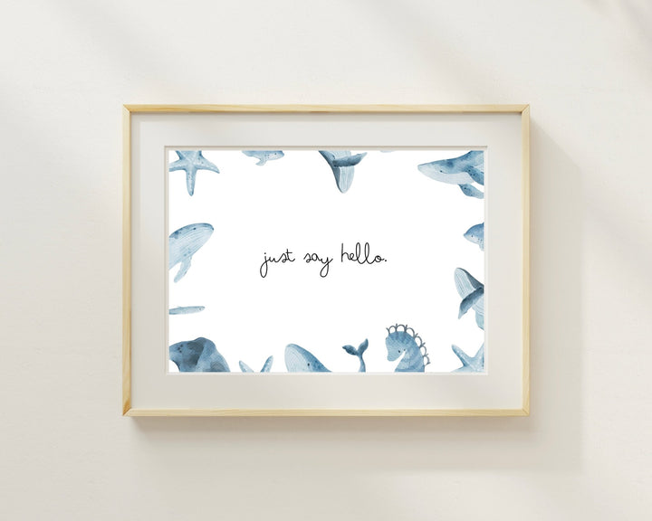 Grußkarte mit Meerestieremotiv - ALICIA'S DIARY®