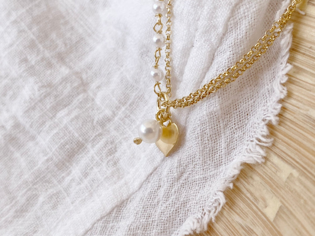 kissedby Alicia | Armband mit Herz und Perlen - ALICIA'S DIARY®