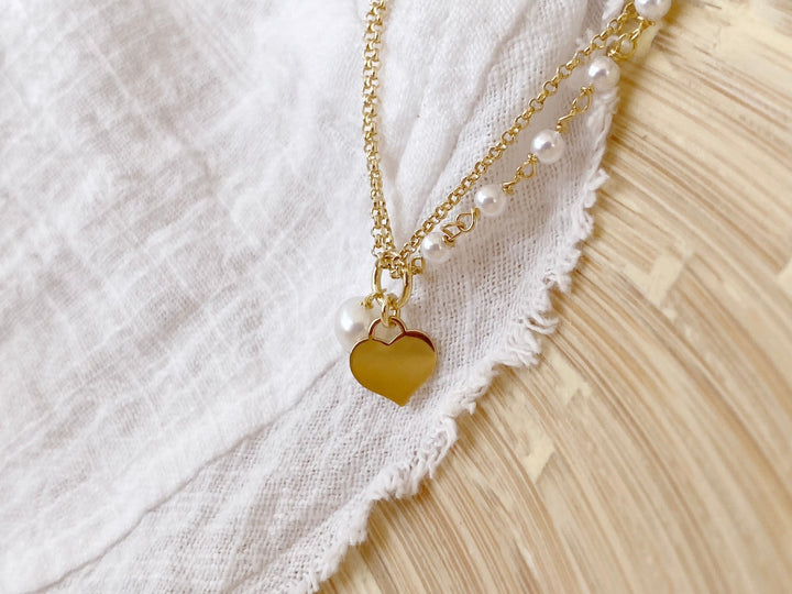 kissedby Alicia | Armband mit Herz und Perlen - ALICIA'S DIARY®