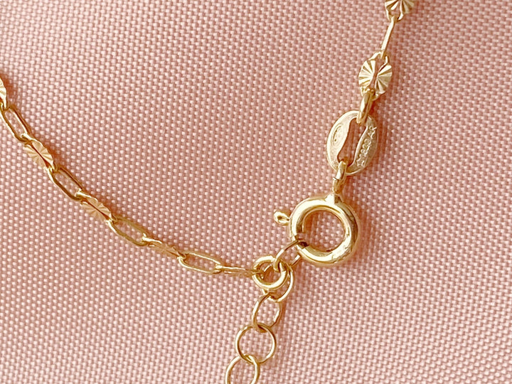 kissedby Alicia | Goldkette mit violetten Kristallen - ALICIA'S DIARY®