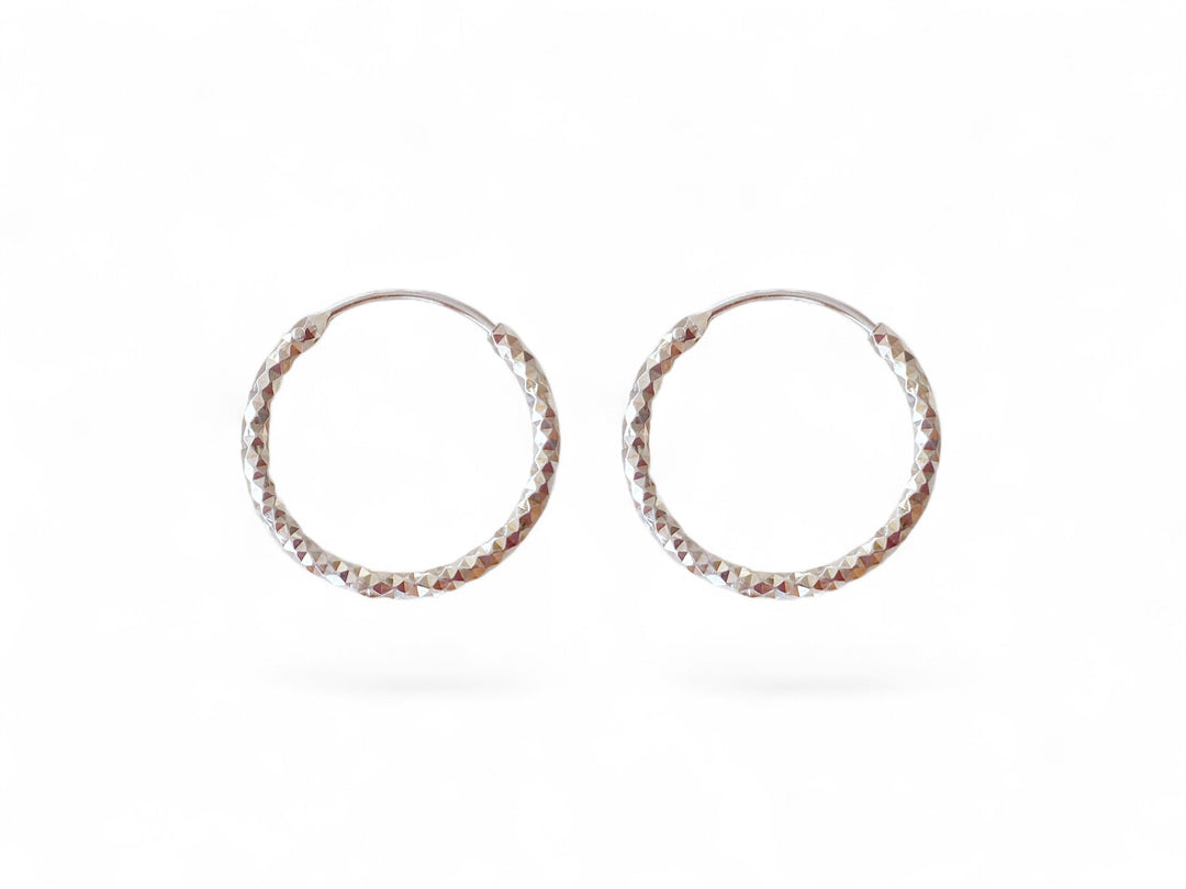 Diamond Cut Creolen - ALICIA'S DIARY®