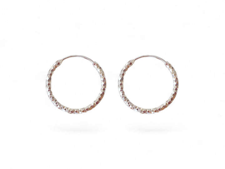 Diamond Cut Creolen - ALICIA'S DIARY®