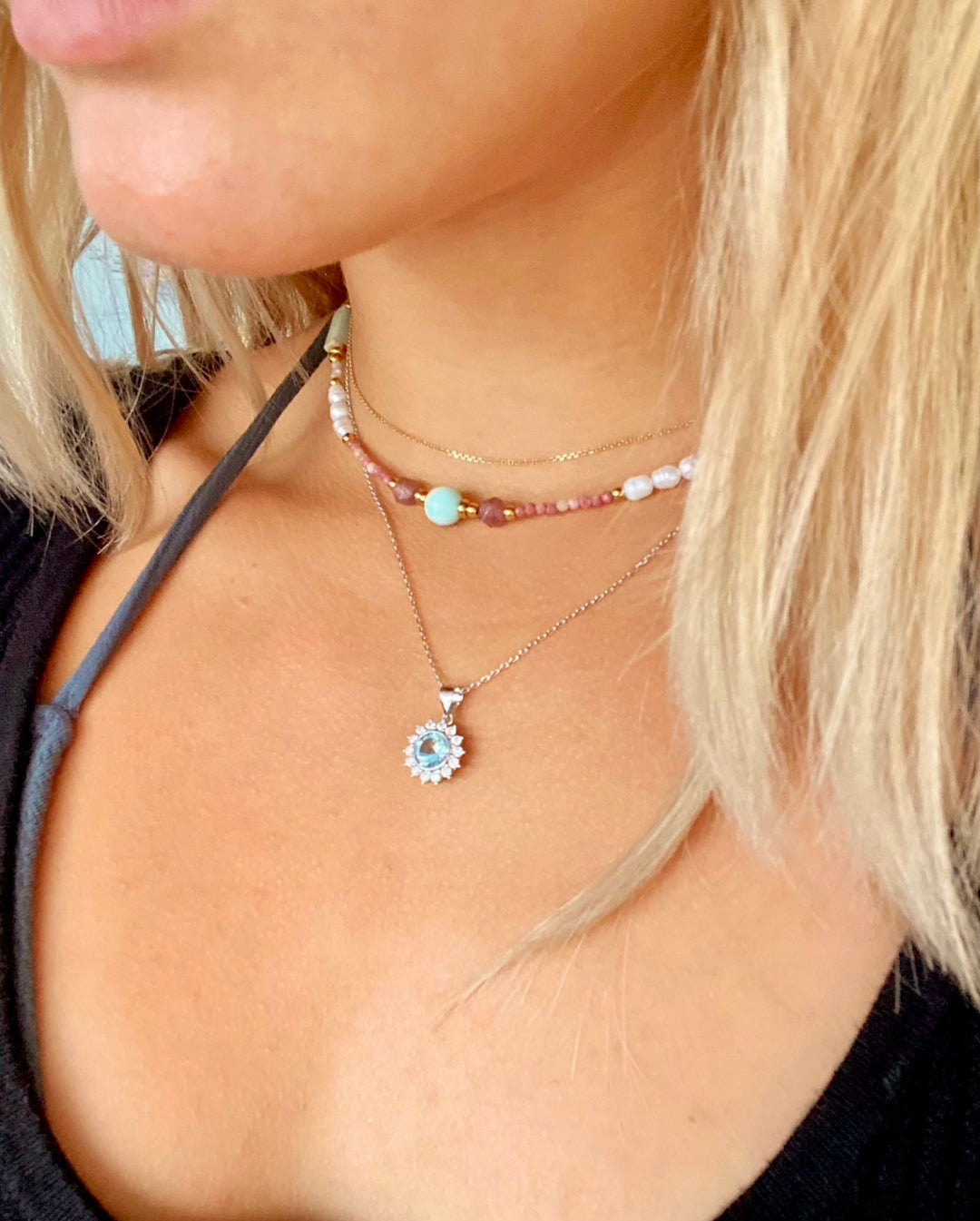 Vintage Edelstein Kette - ALICIA'S DIARY®