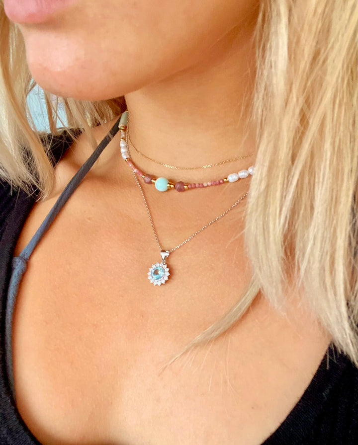 Vintage Edelstein Kette - ALICIA'S DIARY®