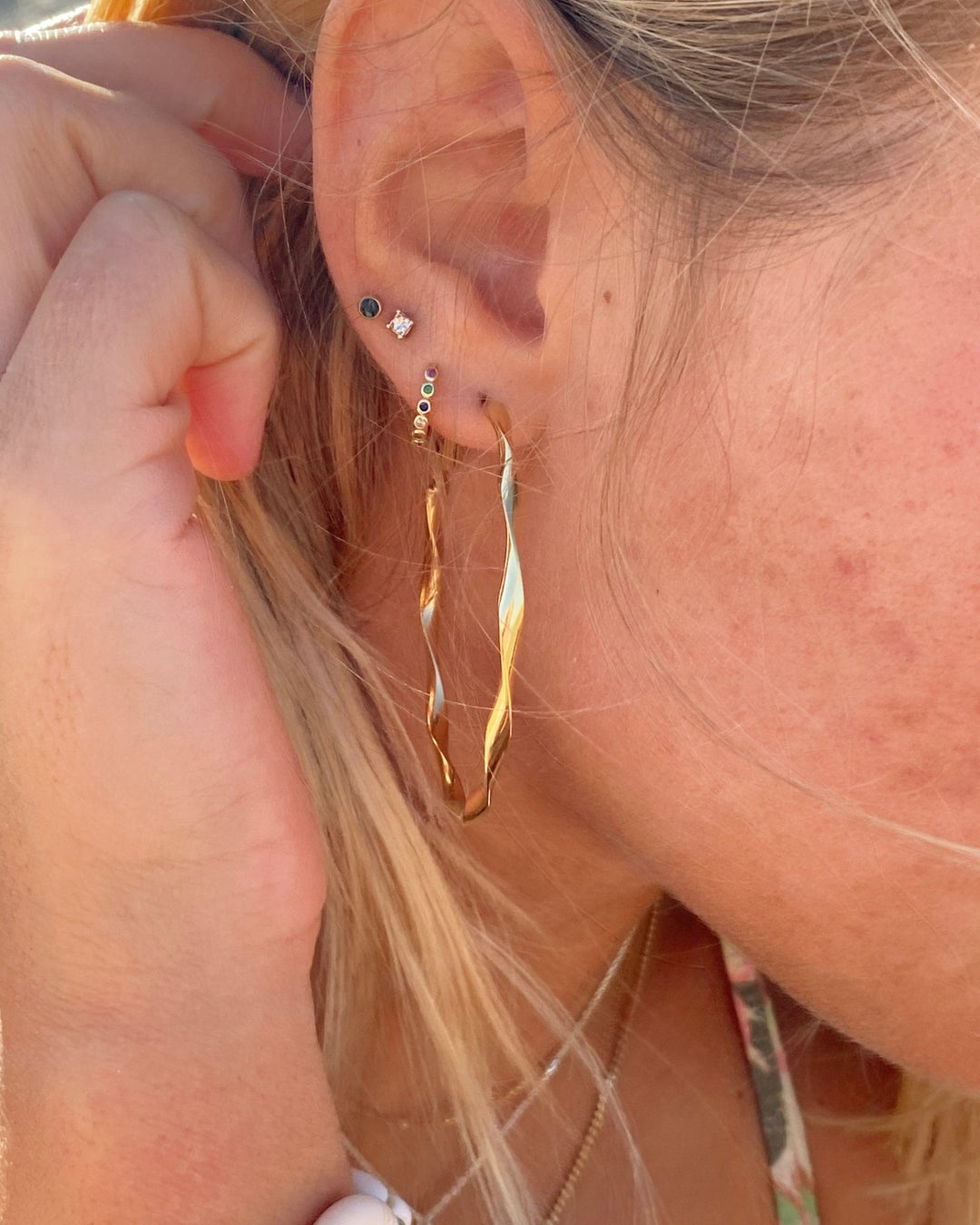 Creolen Twisted Gold-ALICIA'S DIARY®