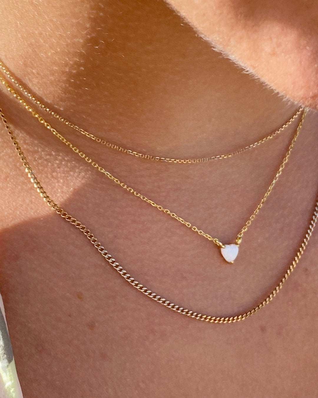 Herz Halskette Opal-ALICIA'S DIARY®