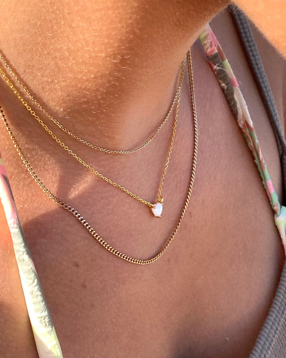 Herz Halskette Opal-ALICIA'S DIARY®