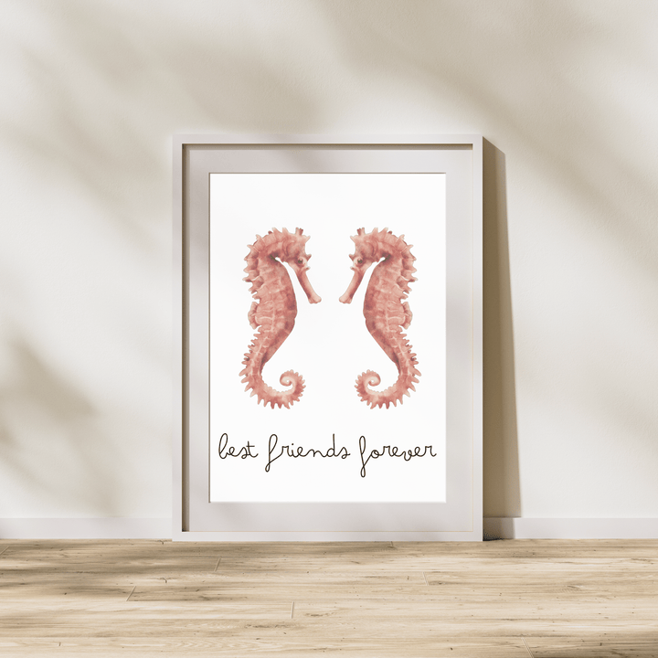 Grußkarte mit Seepferdchenmotiv - ALICIA'S DIARY®