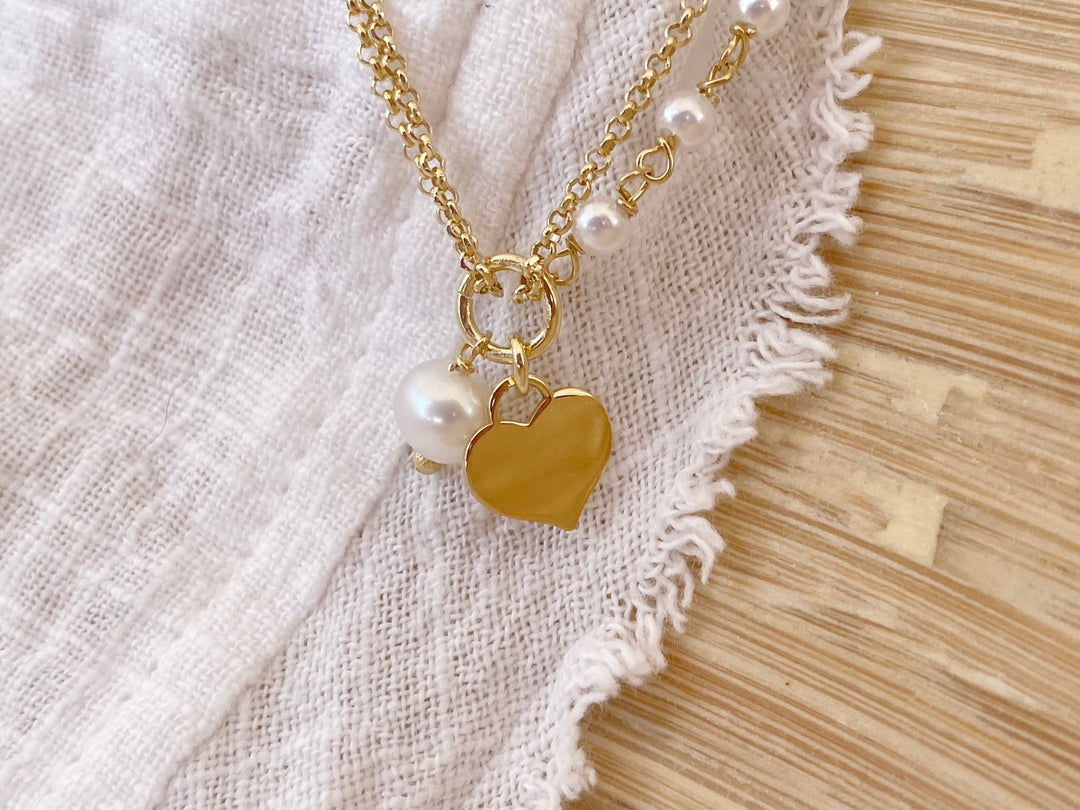 kissedby Alicia | Armband mit Herz und Perlen - ALICIA'S DIARY®