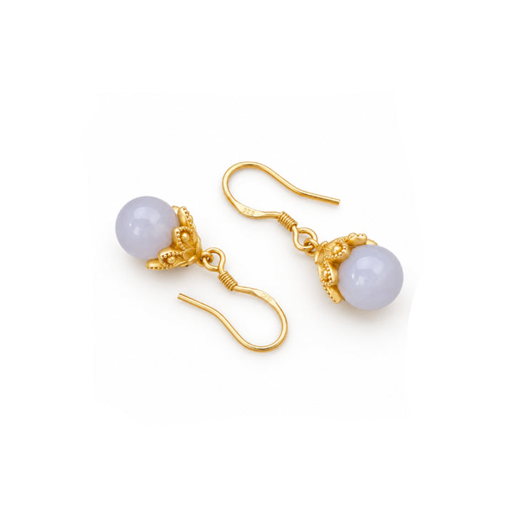 Pendientes de calcedonia - Alicia&